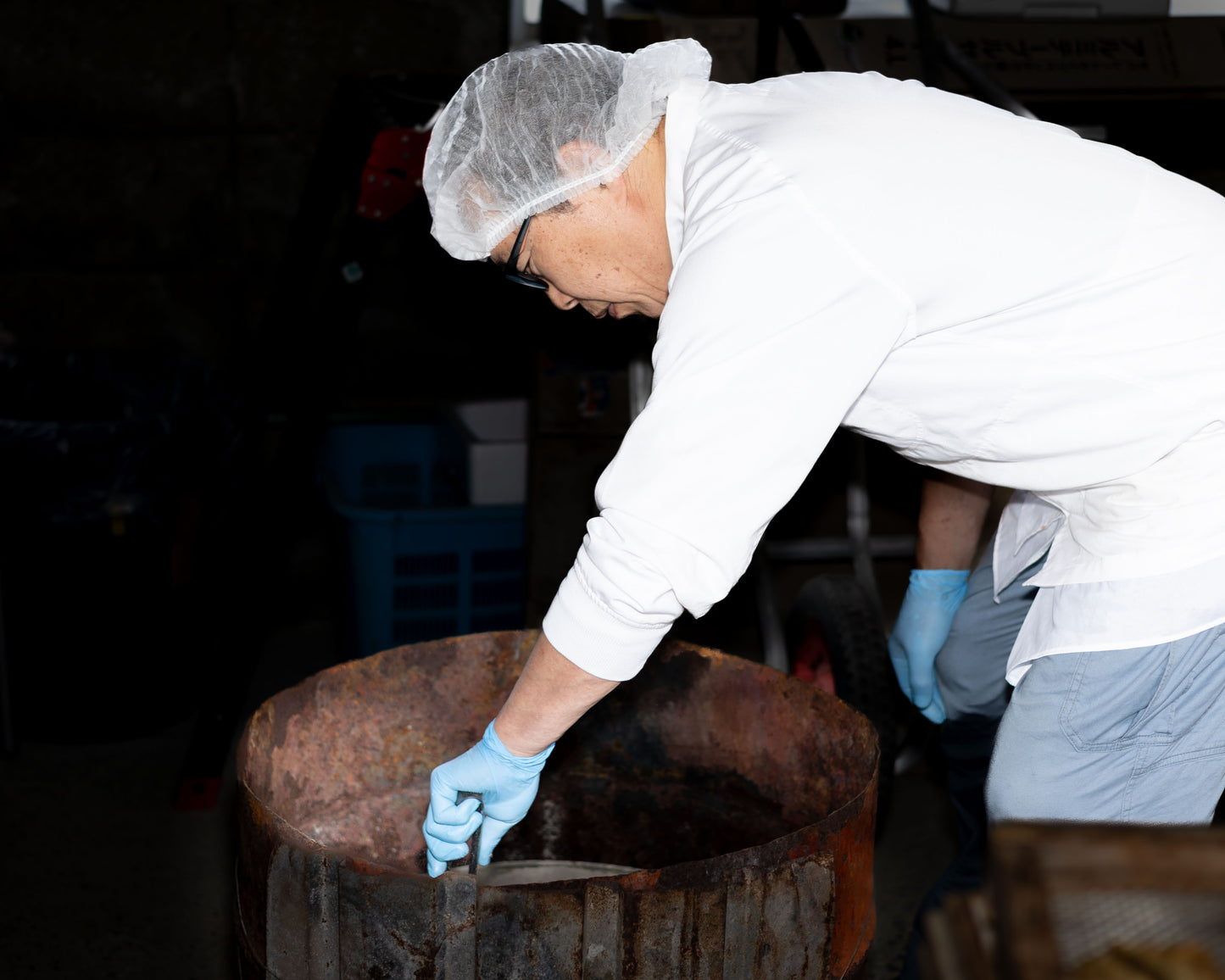 炭火でじっくりと焼いた「焼きあご」
