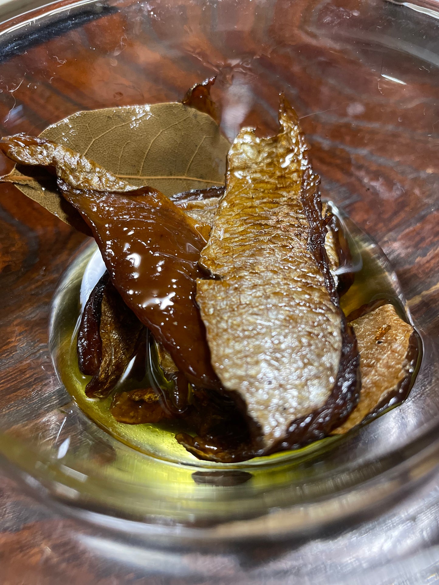 レンコダイの桜燻しオイル漬け